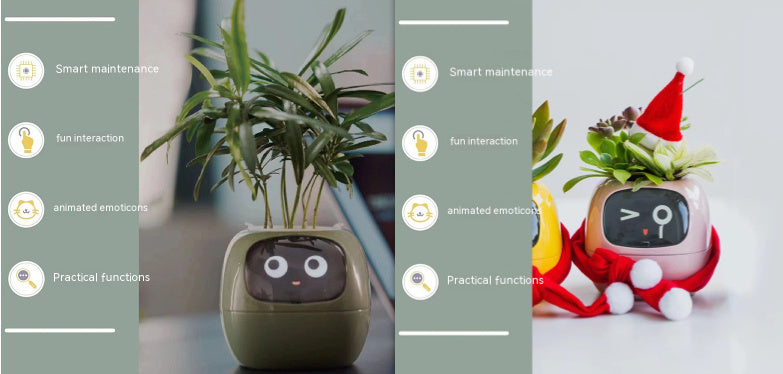 Smart AI Planter with 49 Expressions