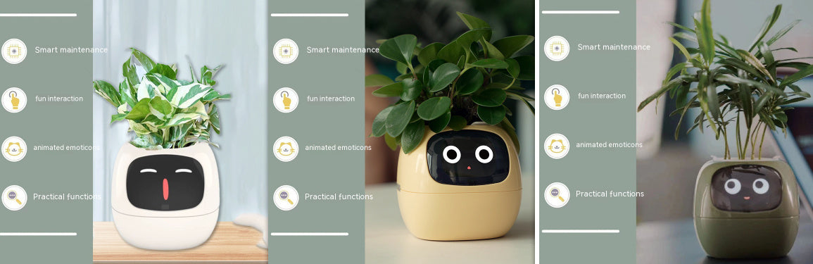 Smart AI Planter with 49 Expressions