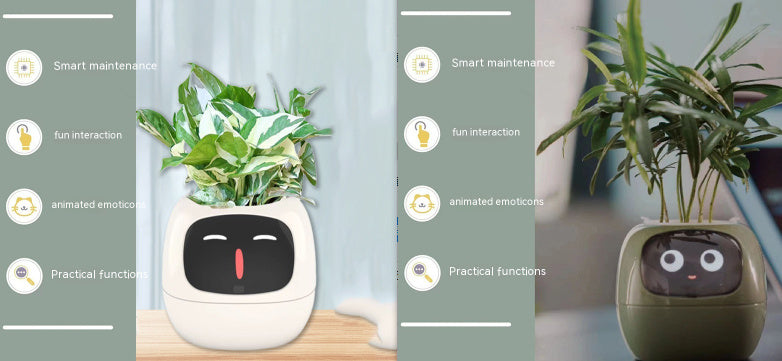 Smart AI Planter with 49 Expressions