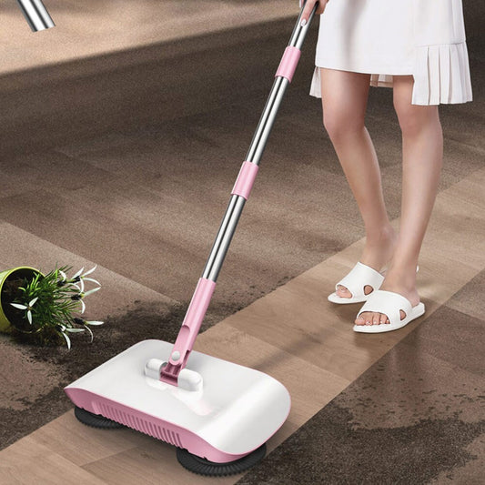 3-in-1 Broom Mop Dustpan Floor Cleaner