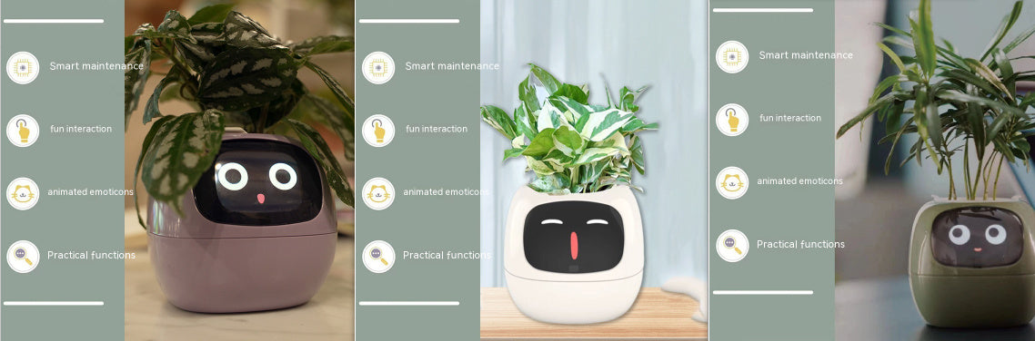 Smart AI Planter with 49 Expressions