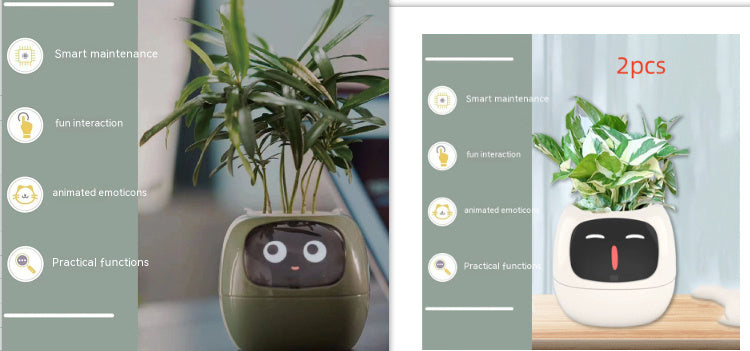 Smart AI Planter with 49 Expressions