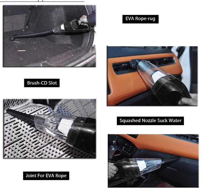 High-Power Wet & Dry Handheld Car Vacuum Cleaner