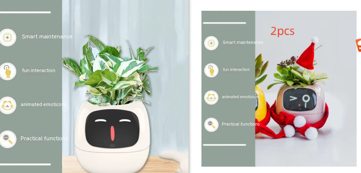 Smart AI Planter with 49 Expressions