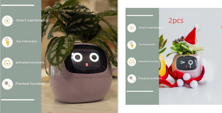 Smart AI Planter with 49 Expressions