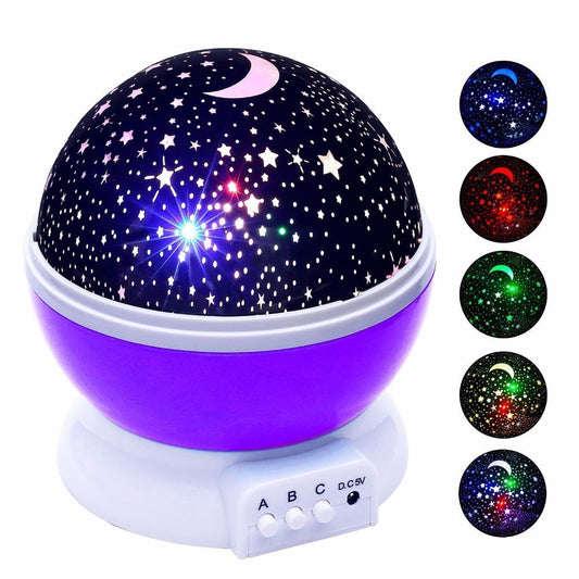 Rotating Romantic Sky Projector Starry Night Light