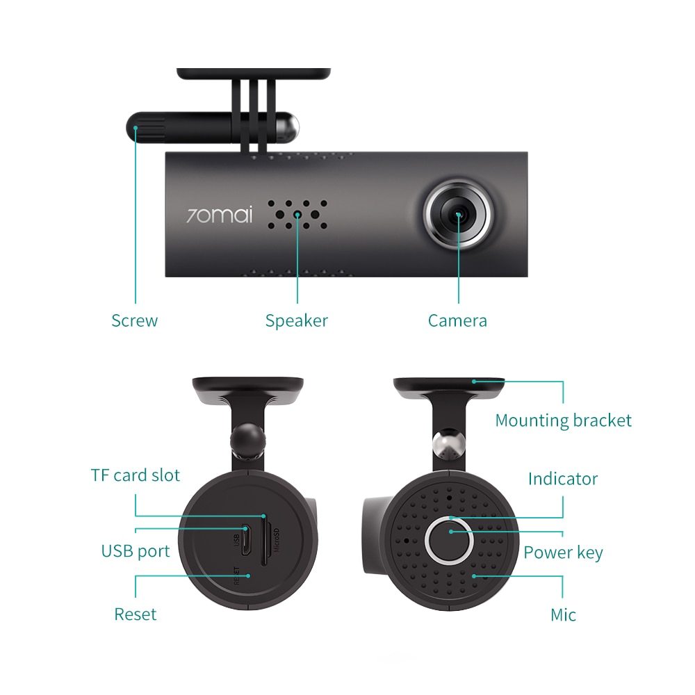 Smart WiFi Car DVR 1080P FHD Dash Cam