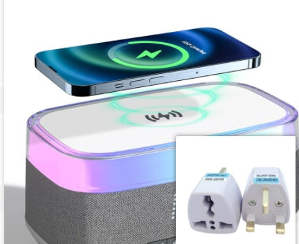 Smart Alarm Clock Bluetooth Speaker Wireless Charger