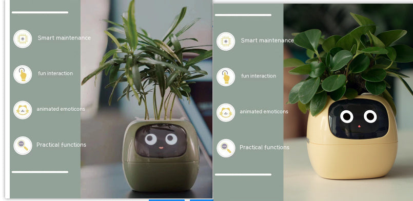 Smart AI Planter with 49 Expressions