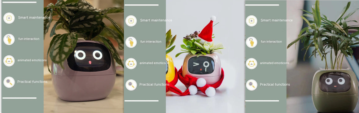 Smart AI Planter with 49 Expressions