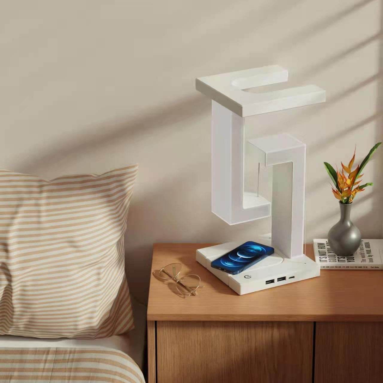 Creative Wireless Charging Suspension Lamp