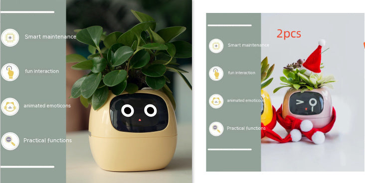 Smart AI Planter with 49 Expressions