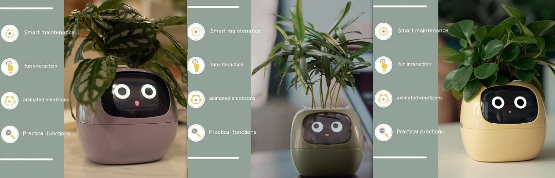 Smart AI Planter with 49 Expressions