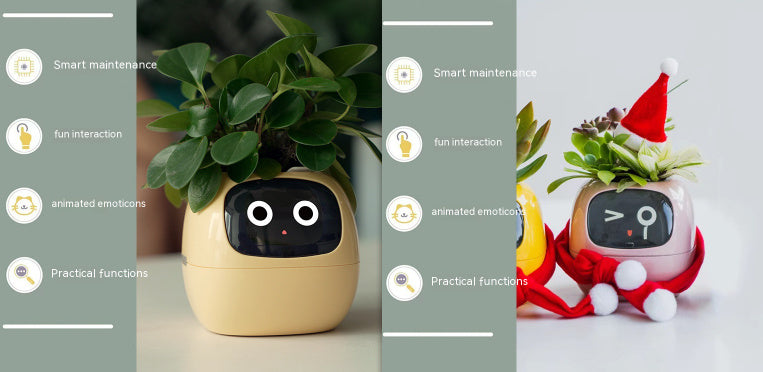 Smart AI Planter with 49 Expressions