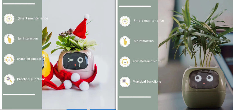 Smart AI Planter with 49 Expressions