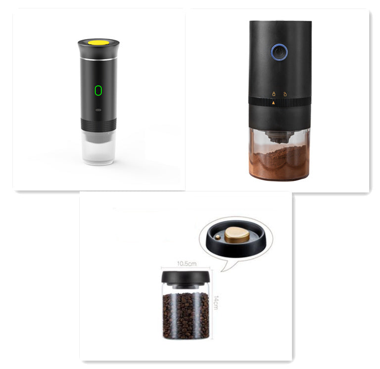 Portable 3-in-1 Electric Coffee Grinder