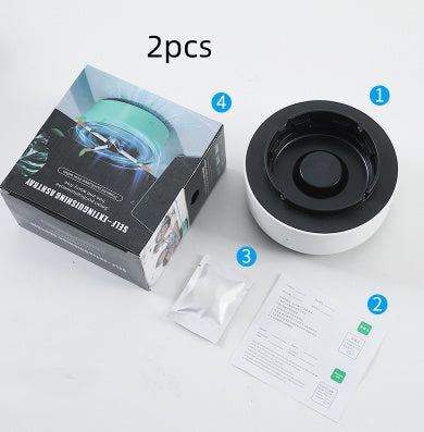 Portable Smoke Removal Air Purifier Ashtray