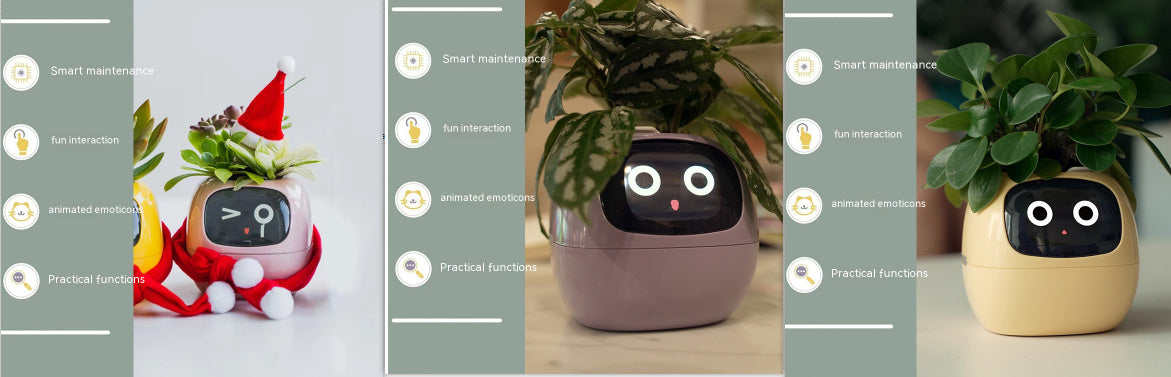 Smart AI Planter with 49 Expressions