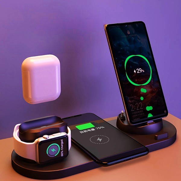 6-in-1 Wireless Charging Station